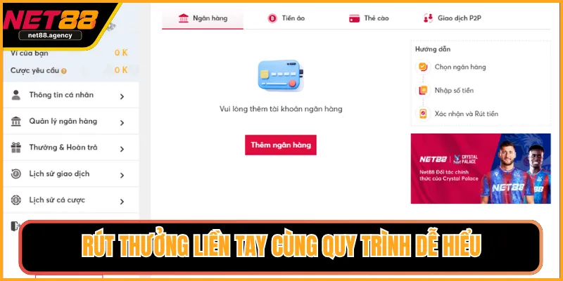 net88.agency Rút thưởng liền tay cùng quy trình dễ hiểu