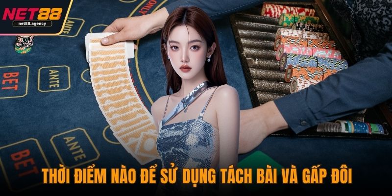Xì Dách NET88: Cuộc Đấu Trí Giữa May Rủi Và Quyết Đoán Thời điểm nào để sử dụng tách bài và gấp đôi